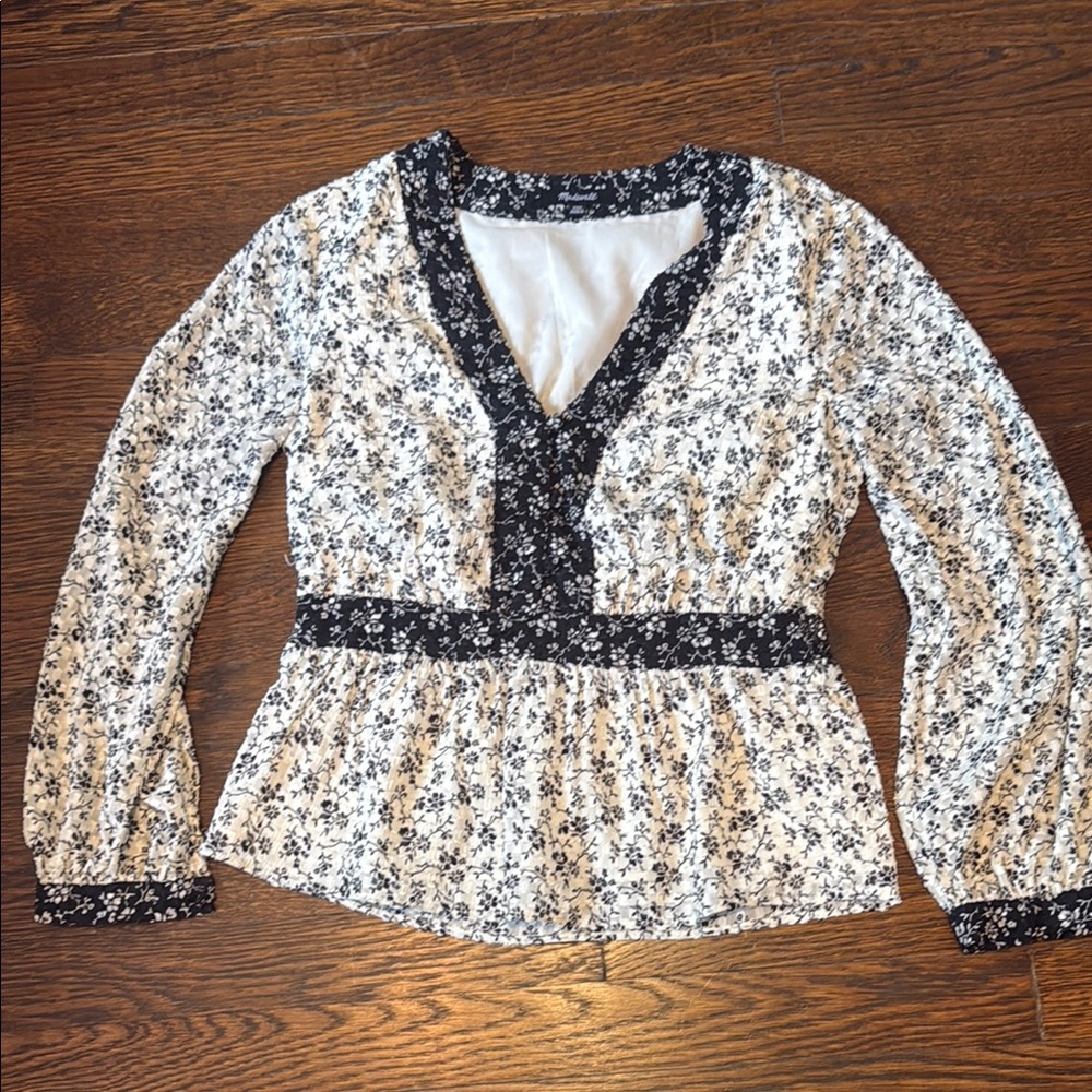 Madewell Floral top